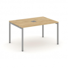 Style Project Стол переговорный SN-4P.SPRG-002 Тиквуд Светлый/Металл Серый 1180*980*750