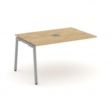 Style Project Проходной наб. элем. перег. стола SN-4A.NSPRG-003 Тиквуд Светлый/Металл Серый 1380*980