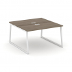 Style Project Рабочая станция 2-х сторон. SN-4T1.DRS-012 Вяз Благородный/Металл Белый/Заглушка Пласт