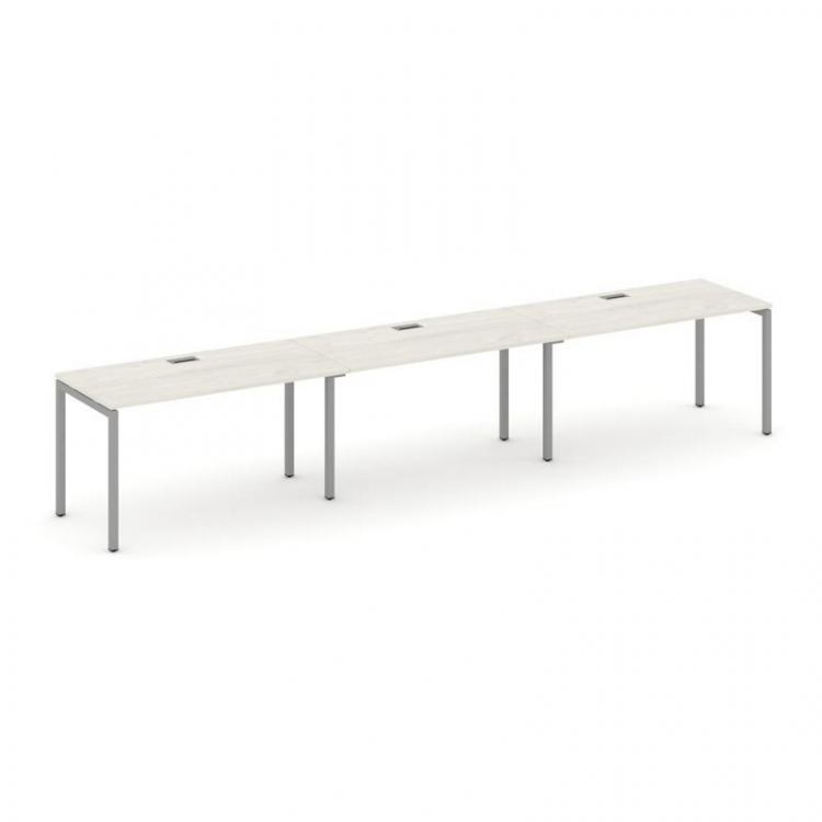 Style Project Рабочая станция 1 сторон. SN-4P.ORS-044 Дуб Наварра/Металл Серый 4740*700*750