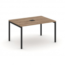 Style Project Стол переговорный SN-4P.SPRG-002 Дуб Табак/Металл Черный 1180*980*750