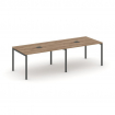 Style Project Стол переговорный SN-4P.SPRG-013 Дуб Табак/Металл Антрацит 2760*980*750