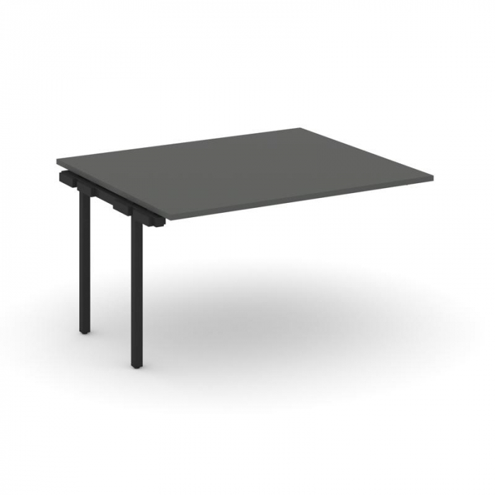 Стайл Проджект Проходной наб. элем. перег. стола SN-4P.NSPRG-032.3 Антрацит NEW/Металл Черный 1180*1