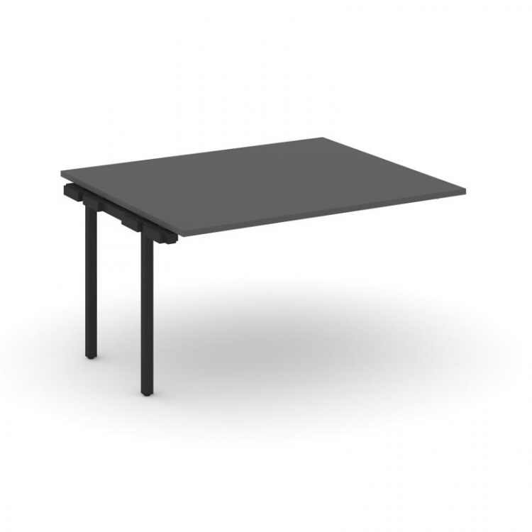 Стайл Проджект Проходной наб. элем. перег. стола SN-4P.NSPRG-032.3 Антрацит NEW/Металл Черный 1180*1