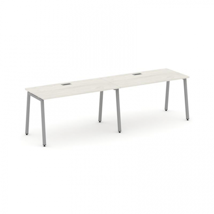 Style Project Рабочая станция 1 сторон. SN-4A.ORS-004 Дуб Наварра/Металл Серый 3160*600*750