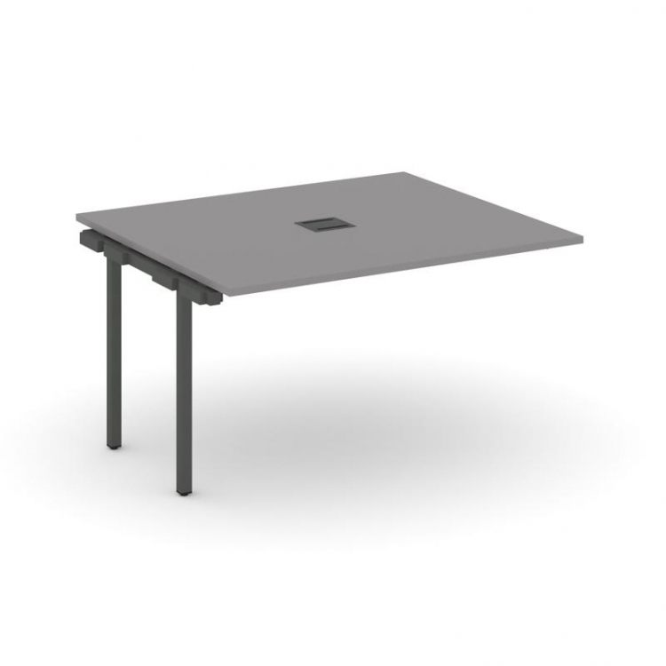 Стайл Проджект Проходной наборный элемент переговорного стола SN-4P.NSPRG-034 Серый Пепел/Металл Ант