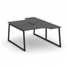 Style Project Рабочая станция эргоном. SN-4T1.DRPA-022 Антрацит/Металл Черный/Заглушка Пластик Черны