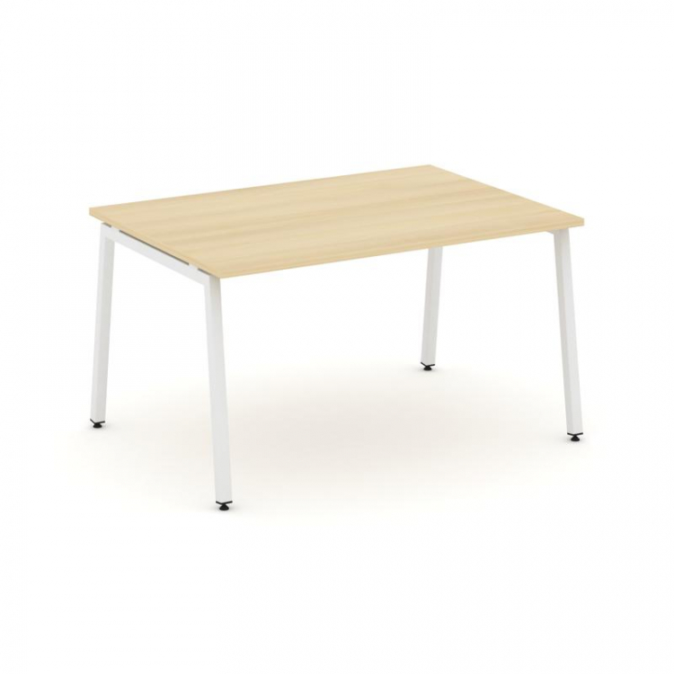 Style Project Стол переговорный SN-4A.SPRG-002.3 Акация Лорка/Металл Белый 1180*980*750