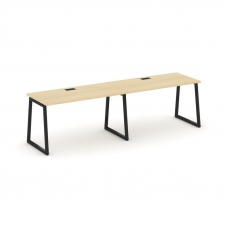 Style Project Рабочая станция 1 сторон. SN-4T1.ORS-001 Акация Лорка/Металл Черный/Заглушка Пластик Ч