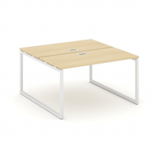 Style Project Рабочая станция 2-х сторон. SN-4O.DRS-024 Акация Лорка/Металл Белый 1580*1632*750