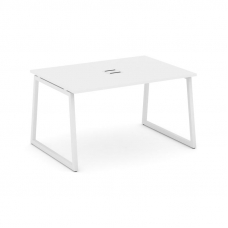 Style Project Стол переговорный SN-4T1.SPRG-003 Белый/Металл Белый/Заглушка Металл Белый 1380*980*75