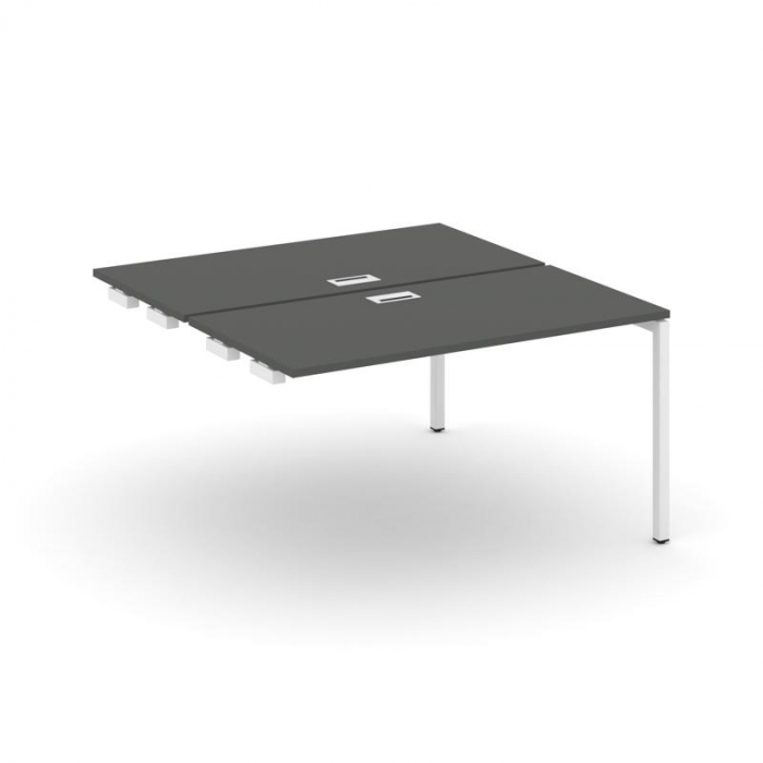 Style Project Стол-приставка к опор. элем. SN-4P.DPRS-021 Антрацит/Металл Белый 980*1632*750