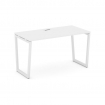 Style Project Стол письменный SN-4T2.SP-004 Белый/Металл Белый/Заглушка Пластик Белый 1580*600*750