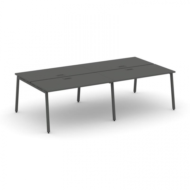 Style Project Рабочая станция 2-х сторон. SN-4A.DRS-031 Антрацит/Металл Антрацит 1960*1232*750