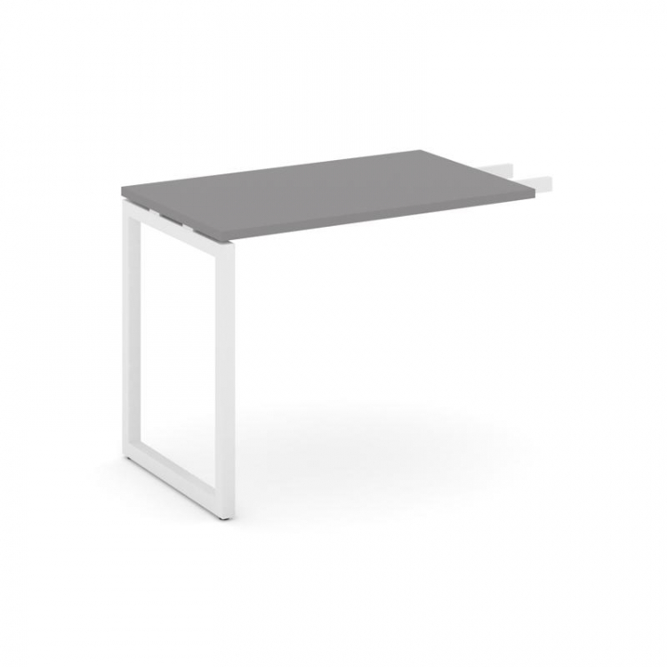 Стайл Проджект Брифинг приставка SN-4O.BR-003 Серый Пепел/Металл Белый 980*600*750