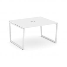 Style Project Стол переговорный SN-4T2.SPRG-033 Белый/Металл Белый/Заглушка Металл Белый 1380*1180*7