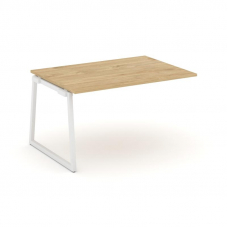 Style Project Проходной наб. элем. перег. стола SN-4T1.NSPRG-002.3 Тиквуд Светлый/Металл Белый 1180*