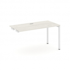 Style Project Стол-приставка к опор. элем. SN-4P.OPRS-012 Дуб Наварра/Металл Белый 1180*700*750