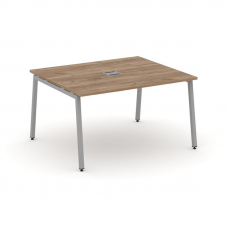 Style Project Стол переговорный SN-4A.SPRG-033 Дуб Табак/Металл Серый 1380*1180*750