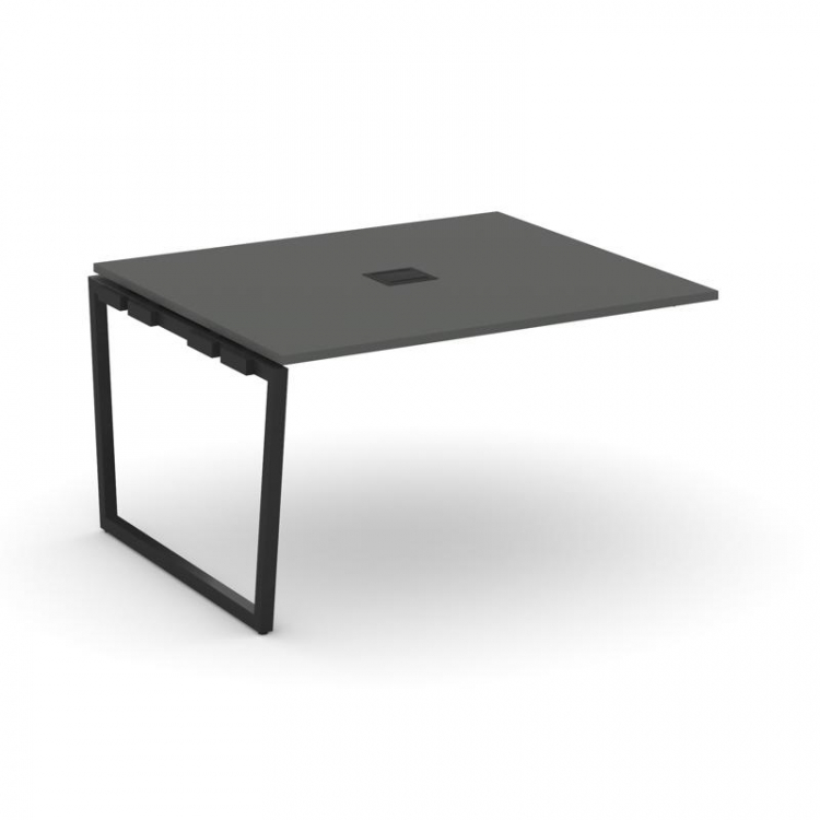 Style Project Проходной наб. элем. перег. стола SN-4T2.NSPRG-032 Антрацит/Металл Черный/Заглушка Мет