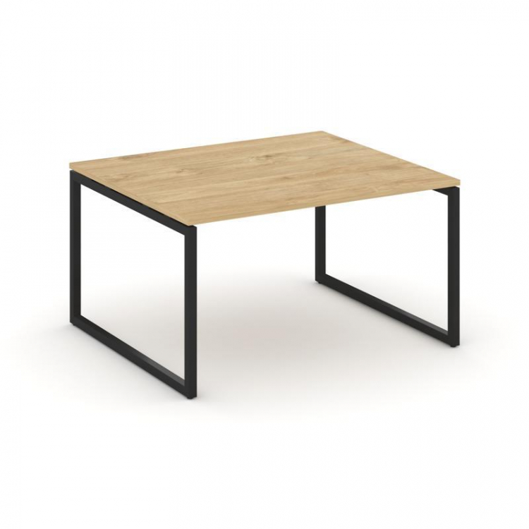 Style Project Стол переговорный SN-4O.SPRG-033.3 Тиквуд Светлый/Металл Черный 1380*1180*750