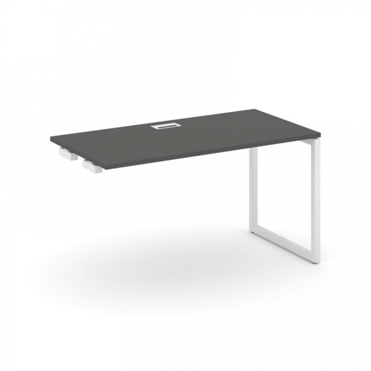 Style Project Стол-приставка к опор. элем. SN-4O.OPRS-003 Антрацит/Металл Белый 1380*600*750