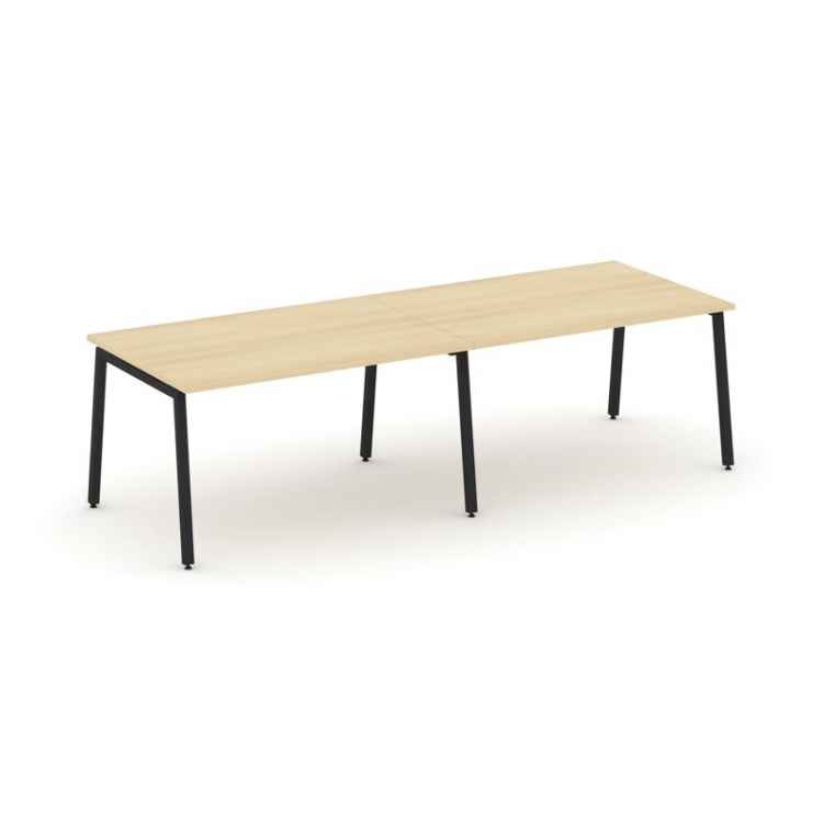 Style Project Стол переговорный SN-4A.SPRG-014.3 Акация Лорка/Металл Черный 3160*980*750