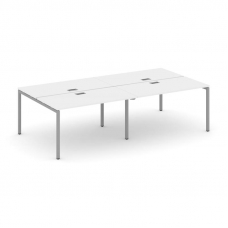 Style Project Рабочая станция 2-х сторон. SN-4P.DRS-053 Белый/Металл Серый 2760*1632*750