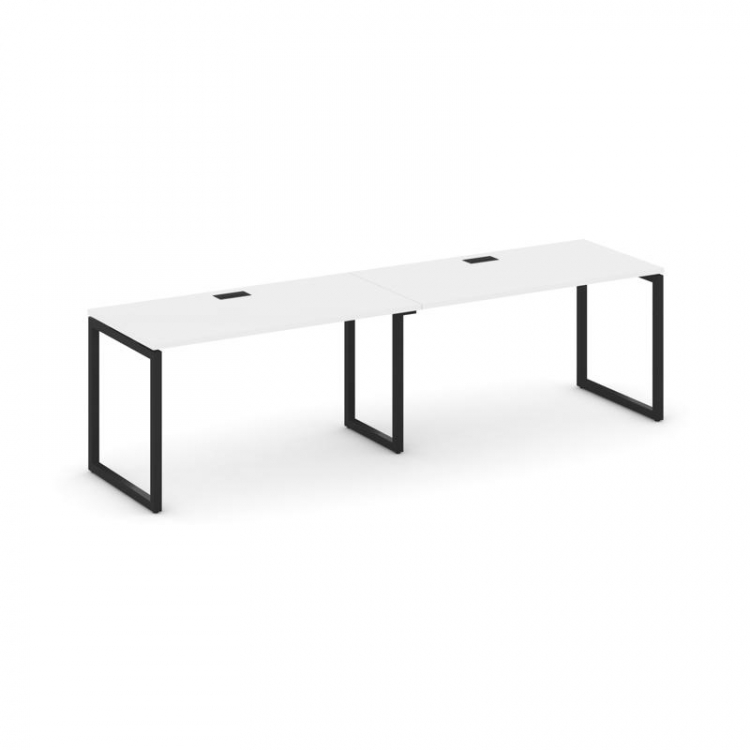 Style Project Рабочая станция 1 сторон. SN-4O.ORS-024 Белый/Металл Черный 3160*800*750