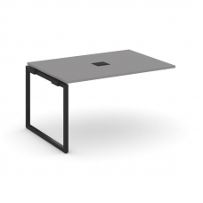 Стайл Проджект Проходной наборный элемент переговорного стола SN-4O.NSPRG-002 Серый Пепел/Металл Чер