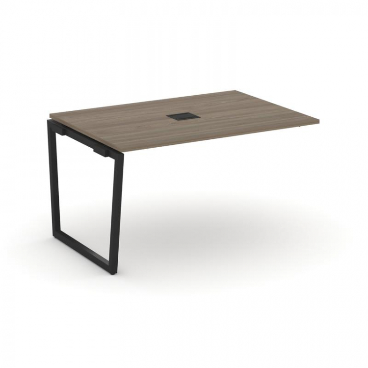 Style Project Проходной наб. элем. перег. стола SN-4T2.NSPRG-003 Вяз Благородный/Металл Черный/Заглу