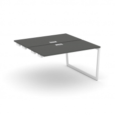 Style Project Стол-приставка к опор. элем. SN-4T2.DPRS-022 Антрацит/Металл Белый/Заглушка Пластик Бе