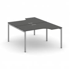 Style Project Рабочая станция эргоном. SN-4P.DRPA-001 Антрацит/Металл Серый 1380*1232/1992*750