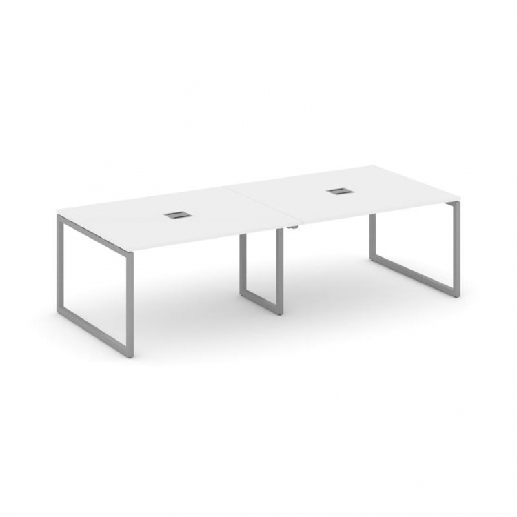 Style Project Стол переговорный SN-4O.SPRG-042 Белый/Металл Серый 2360*1180*750