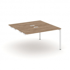 Style Project Стол-приставка к опор. элем. SN-4P.DPRS-022 Дуб Табак/Металл Белый 1180*1632*750