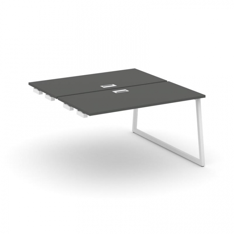 Style Project Стол-приставка к опор. элем. SN-4T1.DPRS-023 Антрацит/Металл Белый/Заглушка Пластик Бе