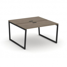 Style Project Рабочая станция 2-х сторон. SN-4T2.DRS-021 Вяз Благородный/Металл Черный/Заглушка Плас