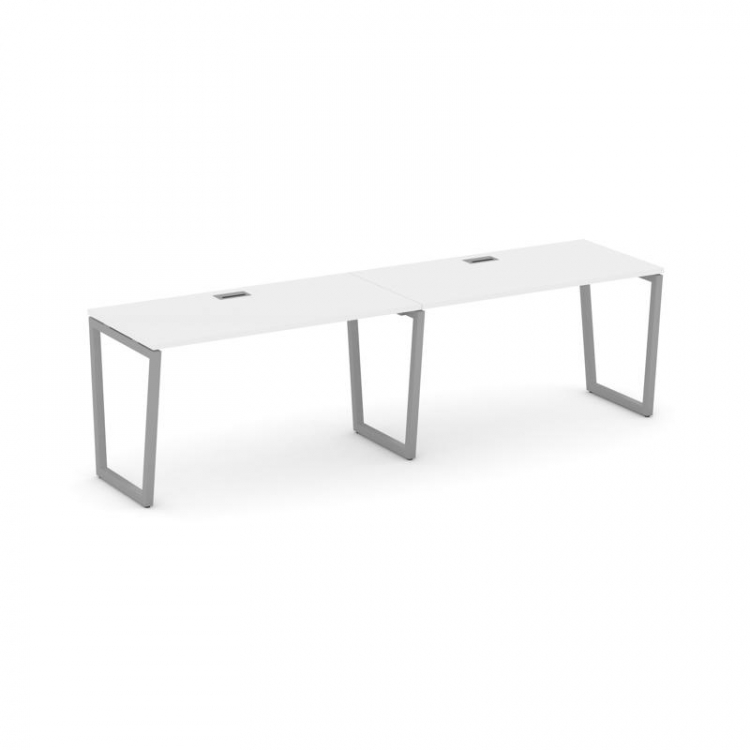 Style Project Рабочая станция 1 сторон. SN-4T2.ORS-002 Белый/Металл Серый/Заглушка Пластик Серебро 2