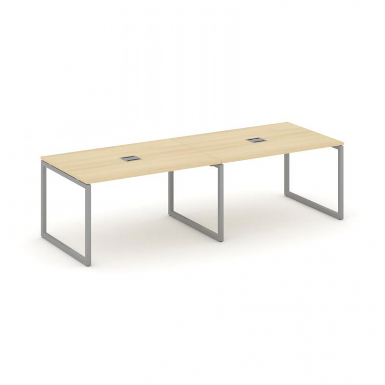 Style Project Стол переговорный SN-4O.SPRG-012 Акация Лорка/Металл Серый 2360*980*750