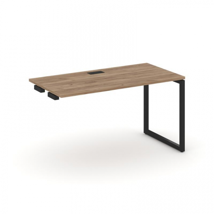 Style Project Стол-приставка к опор. элем. SN-4O.OPRS-004 Дуб Табак/Металл Черный 1580*600*750