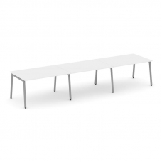 Style Project Стол переговорный SN-4A.SPRG-023.3 Белый/Металл Серый 4410*980*750