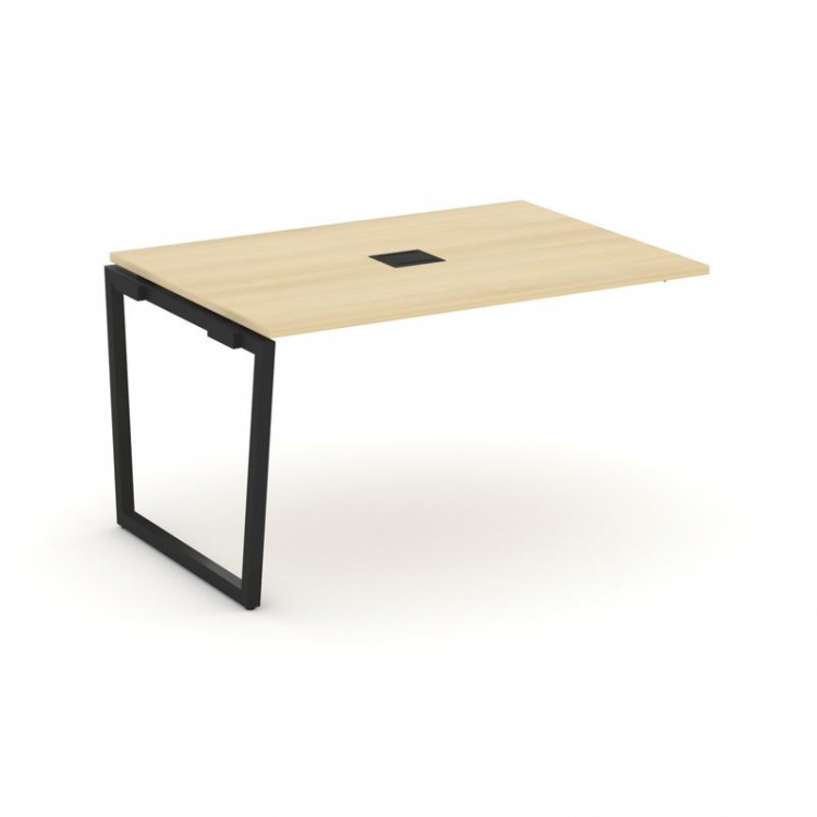 Style Project Проходной наб. элем. перег. стола SN-4T2.NSPRG-001 Акация Лорка/Металл Черный/Заглушка