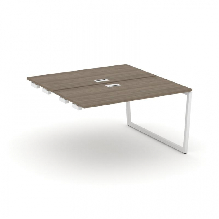 Style Project Стол-приставка к опор. элем. SN-4T2.DPRS-004 Вяз Благородный/Металл Белый/Заглушка Пла