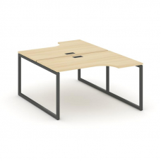 Style Project Рабочая станция эргоном. SN-4O.DRPA-001 Акация Лорка/Металл Антрацит 1380*1232/1992*75