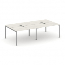 Style Project Рабочая станция 2-х сторон. SN-4P.DRS-044 Дуб Наварра/Металл Серый 3160*1432*750