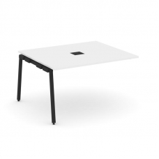 Style Project Проходной наб. элем. перег. стола SN-4A.NSPRG-033 Белый/Металл Черный 1380*1180*750