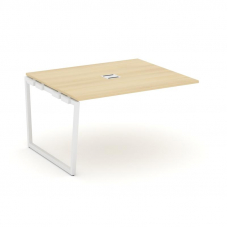 Style Project Проходной наб. элем. перег. стола SN-4T2.NSPRG-034 Акация Лорка/Металл Белый/Заглушка