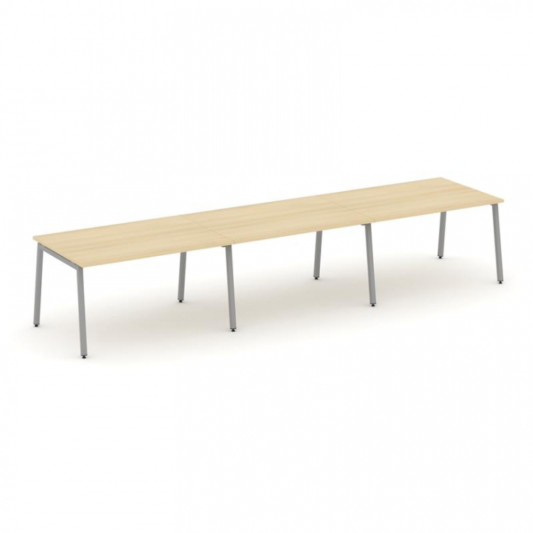 Style Project Стол переговорный SN-4A.SPRG-024.3 Акация Лорка/Металл Серый 4740*980*750