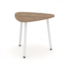 Style Project Стол переговорный SN-4.SPRG-70.3 Дуб Табак/Металл Белый 900*900*750