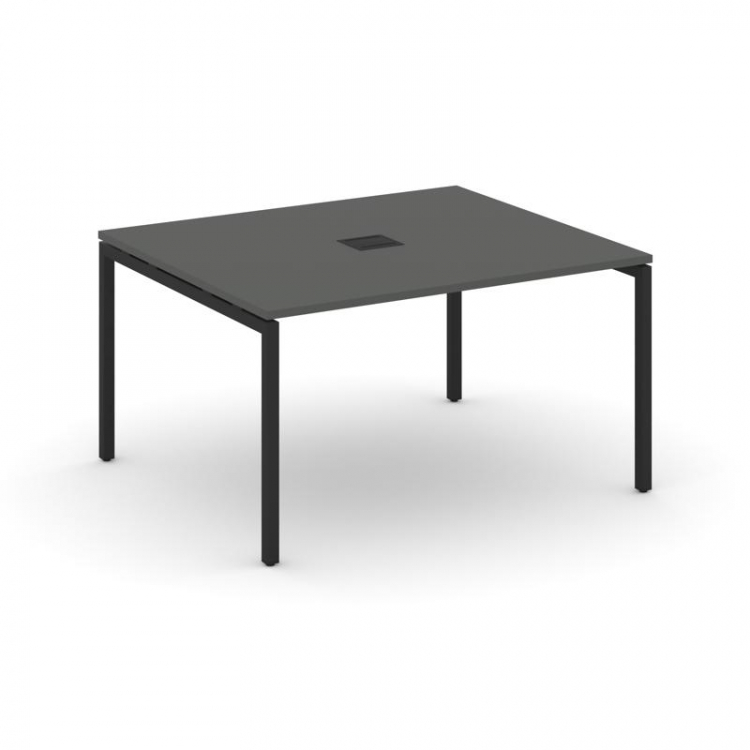 Style Project Стол переговорный SN-4P.SPRG-032 Антрацит/Металл Черный 1180*1180*750